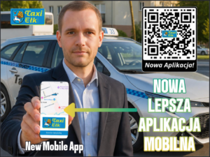 nowa aplikacja QR kod Taxi ełk 1