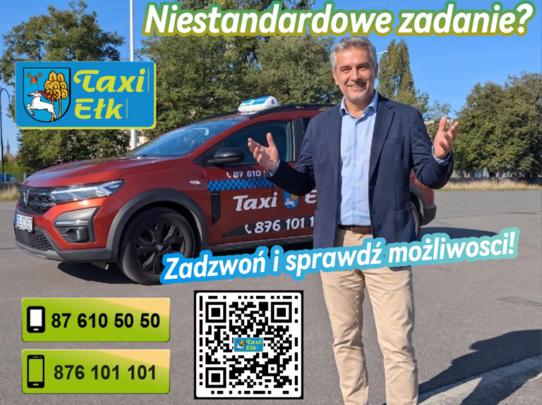 Zakupy? Transport zwierząt? Przeprowadzka? Sprawdź nietypowe usługi z Taxi Ełk 2026!