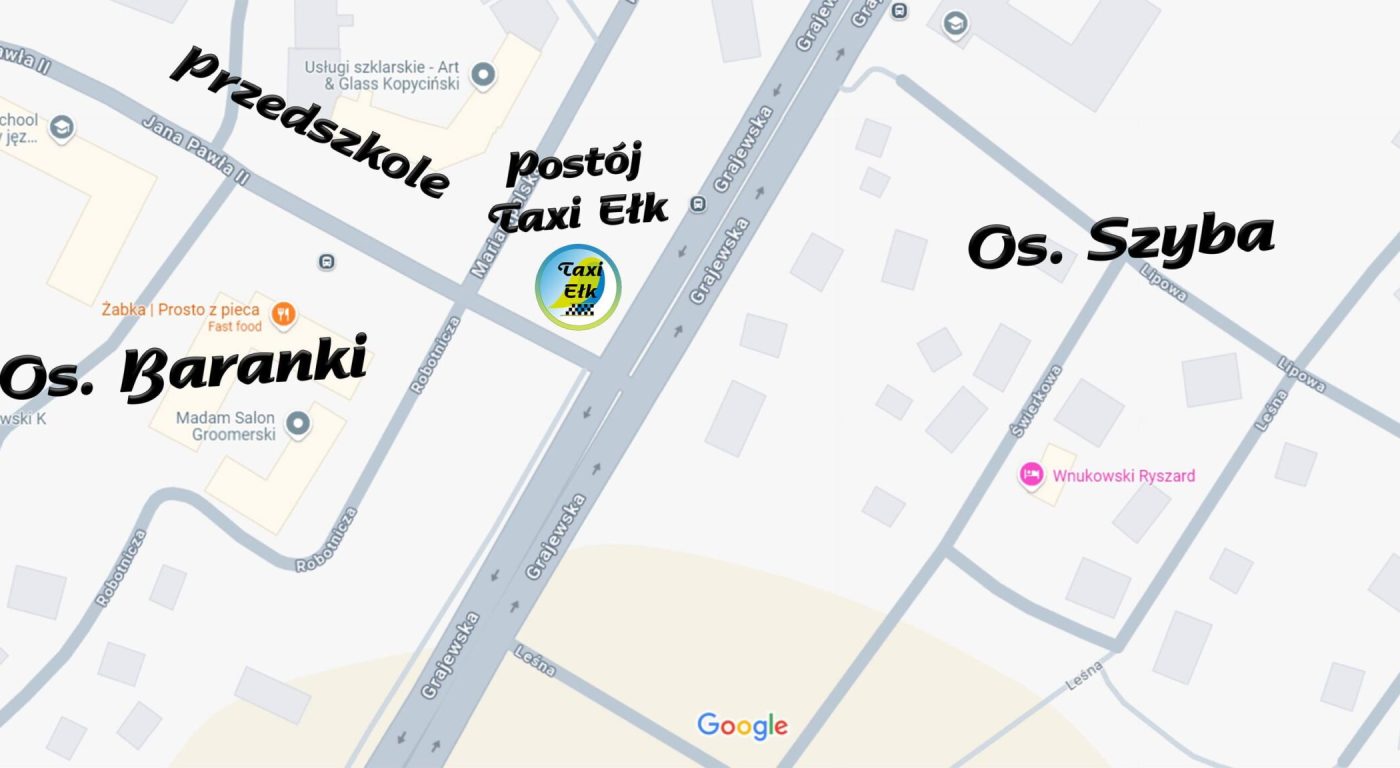 miejsce postoje taxi ełk 4 2
